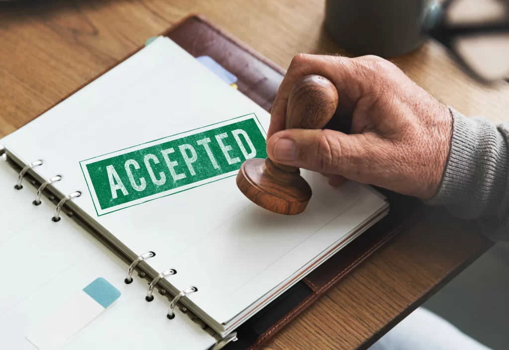 Approved trademark renewal application document