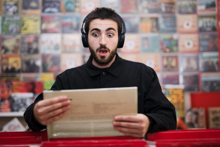 Business owner checking abandoned trademark records and documents