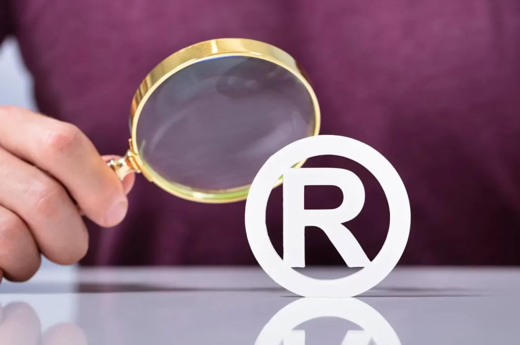 Trademark symbol inspection